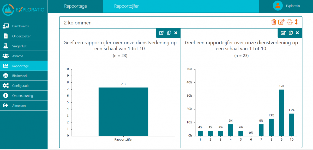 Enquête Klanttevredenheidsonderzoek Exploratio